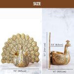 BEHOMA Metal Dancing Peacock Figurine - Image 2