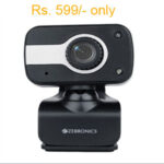 Zebronics Zeb-Crystal Clear Web Camera, 0.3 MP